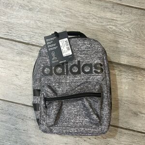 NEW Adidas Santiago Insulated Lunch Bag Jersey Onyx Grey and Black